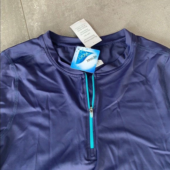 L.L. Bean Sun-blocking Rash-guard Top ππ»ββοΈ NWT - Picture 4 of 8